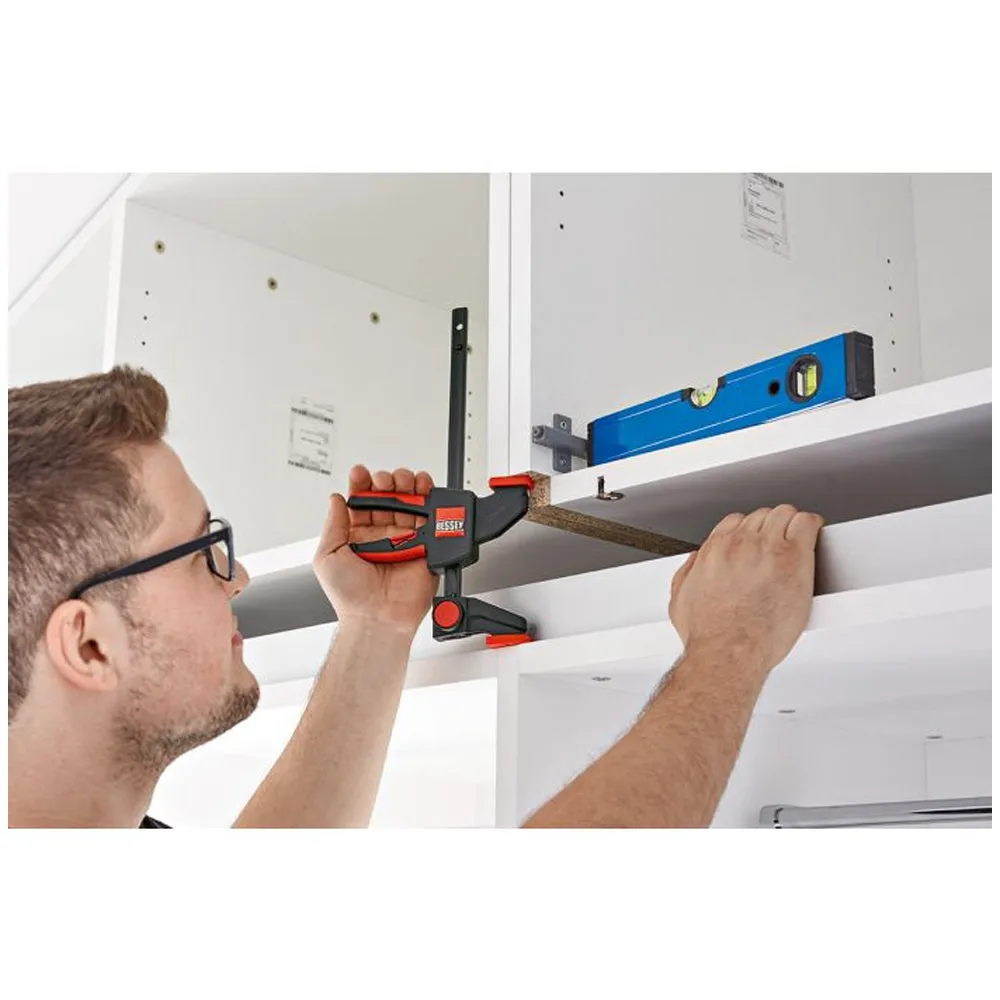 Bessey EZM-EZL-SET One-Handed Clamp 4 Piece Set  2 x 6 & 2 x 12