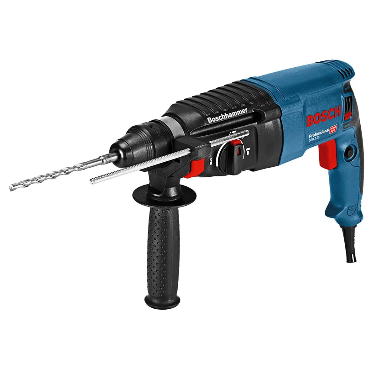 Bosch GBH 2-26 SDS Plus Rotary Hammer Drill 110V In Case - 06112A3060