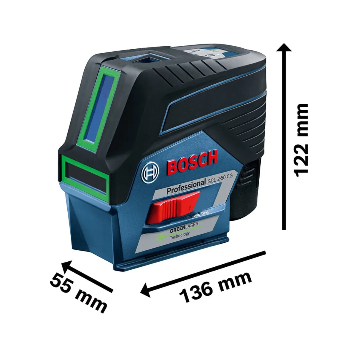 Bosch GCL 2-50 CG Professional Combi Laser with Mount & Carry Case Precision Leveling Solution 0601066H70