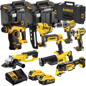 Dewalt 18V 8 Piece Power Tool Kit with 2 x 5.0Ah Batteries T4TKIT-868