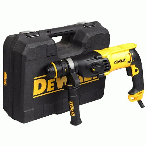 Dewalt D25133K 3 Mode SDS  Rotary Hammer 240V with 4 Piece Chisel Set   Keyless Chuck