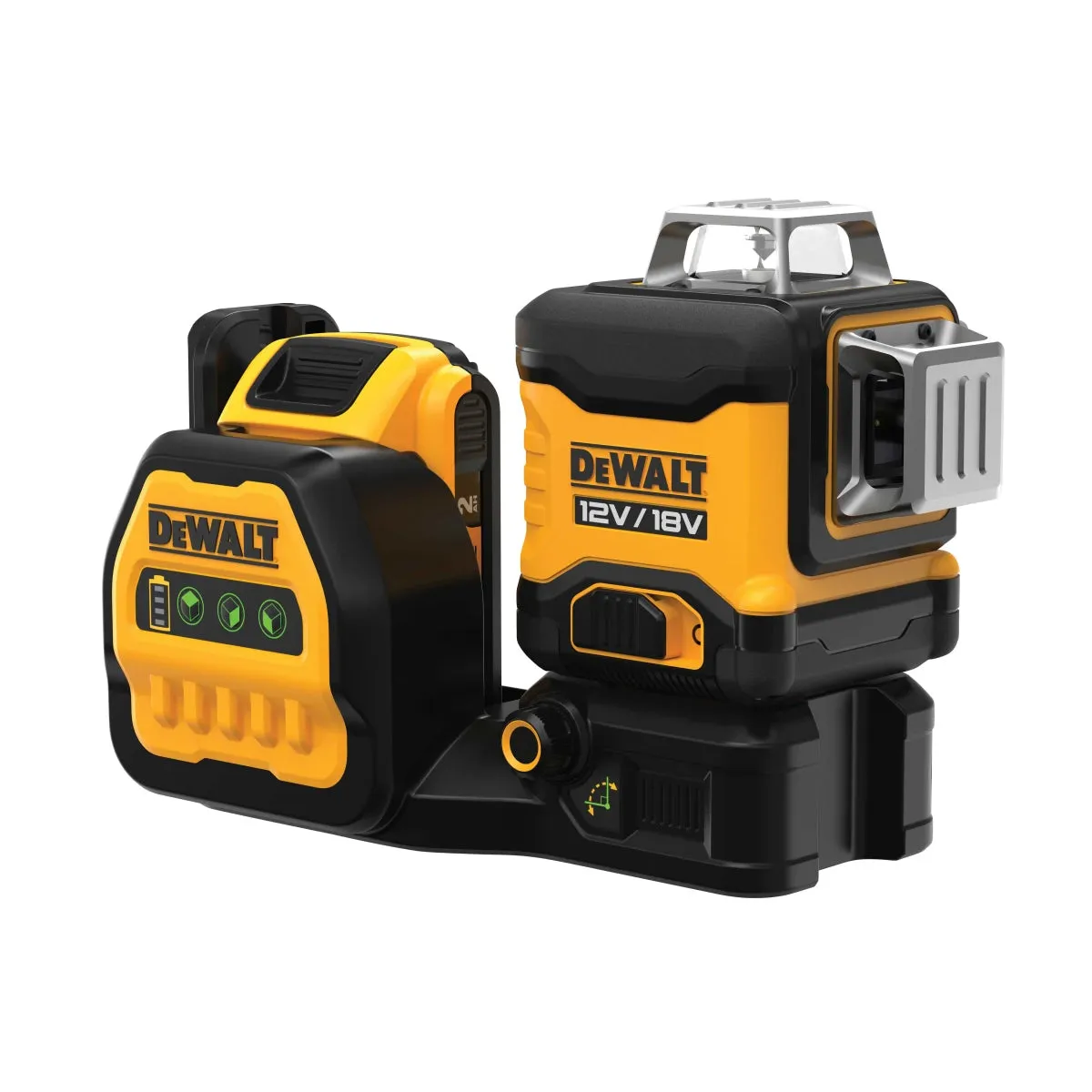 Dewalt DCE089D1G18 12/18V Green Multi-Line Laser 3 x 360 With 1 x 2.0Ah Battery Charger & Carry Case