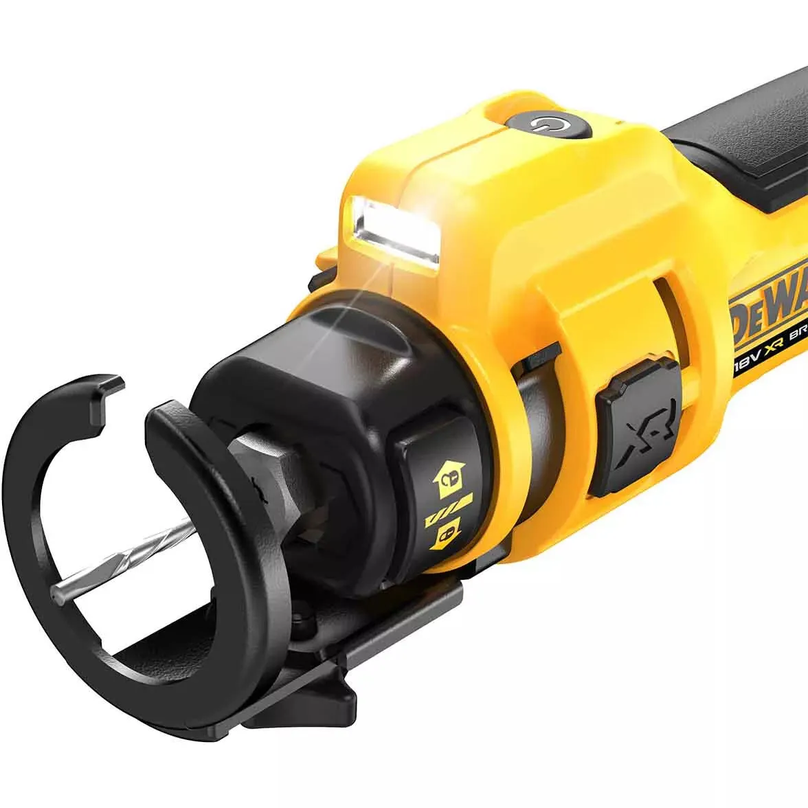 DeWalt DCE555N-XJ 18V XR Brushless Drywall Cut Out Tool with 1 x 4.0Ah Battery & Charger