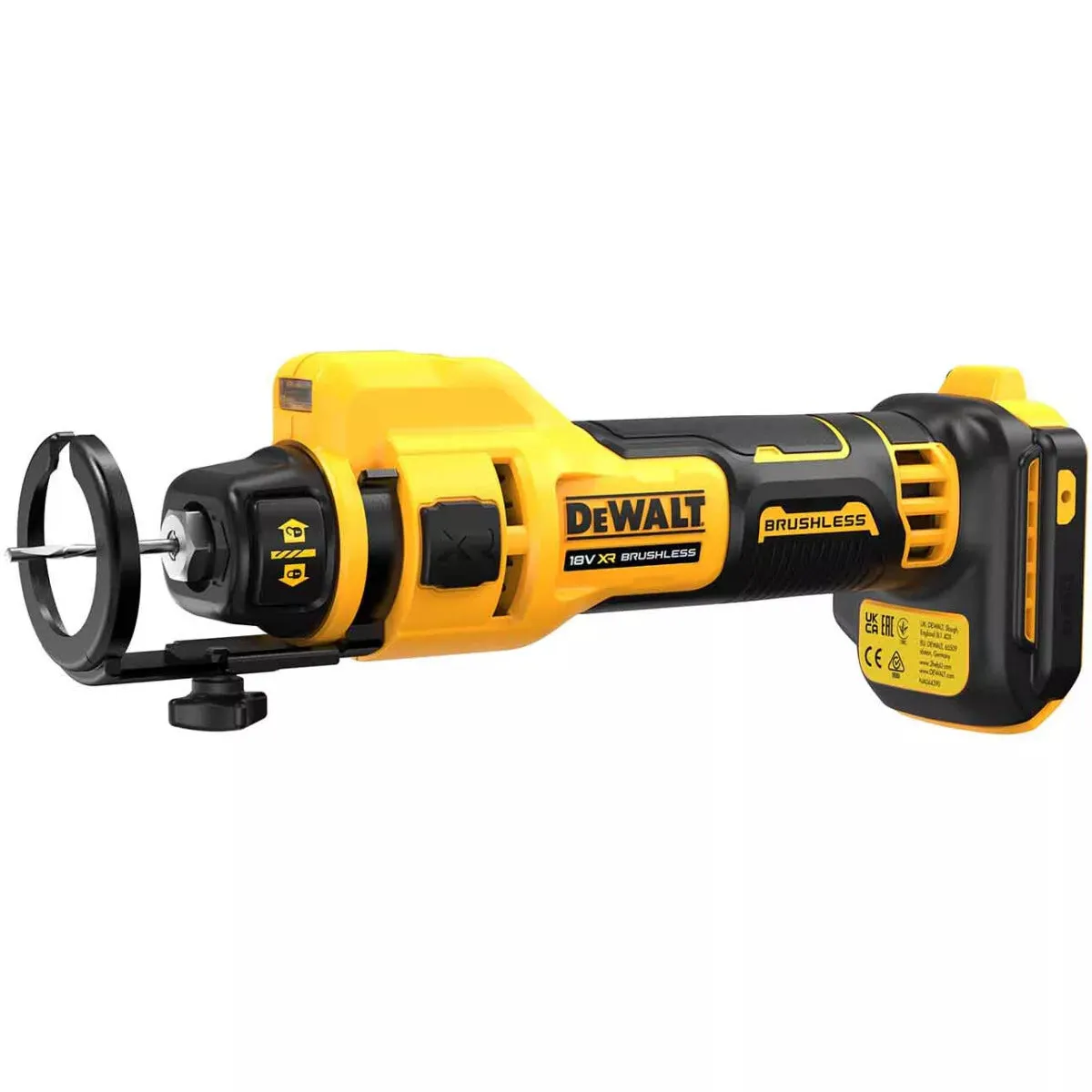 DeWalt DCE555N-XJ 18V XR Brushless Drywall Cut Out Tool with 1 x 4.0Ah Battery & Charger