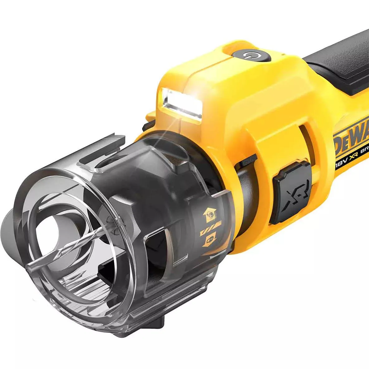 DeWalt DCE555N-XJ 18V XR Brushless Drywall Cut Out Tool with 1 x 4.0Ah Battery & Charger