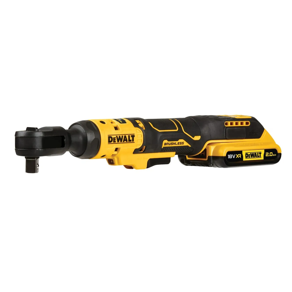 DeWalt DCF512D1 18V XR 1/2 Open Head Ratchet 1 X 2.0Ah Battery. Charger & Soft Tool Bag