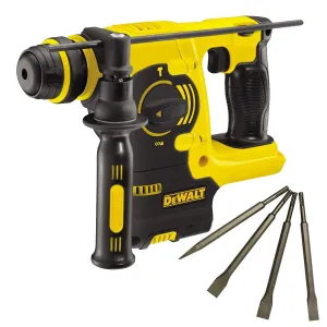 Dewalt DCH253N 18V SDS  Rotary Hammer Drill with 4 Piece Chisel Set