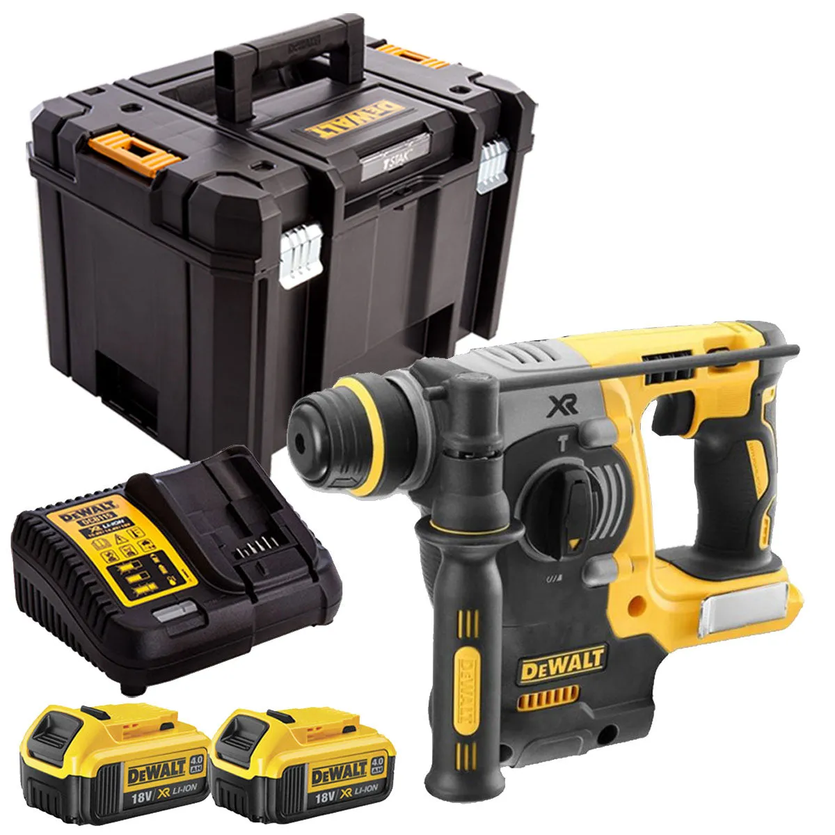 DeWalt DCH273N 18V Brushless SDS  Hammer Drill with 2 x 4.0Ah Batteries & Charger in Case