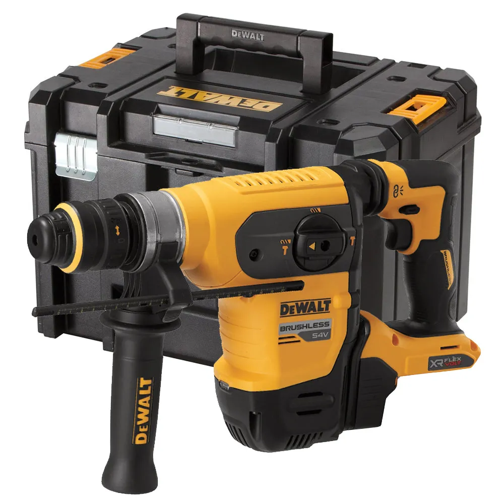 Dewalt DCH417X2 54V FlexVolt SDS Plus Rotary Hammer Drill with 2 x 9.0/3.0Ah Batteries Charger & Case