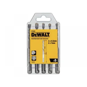 DeWalt SDS  Drill Bit Set 5 Piece DT9398M-QZ