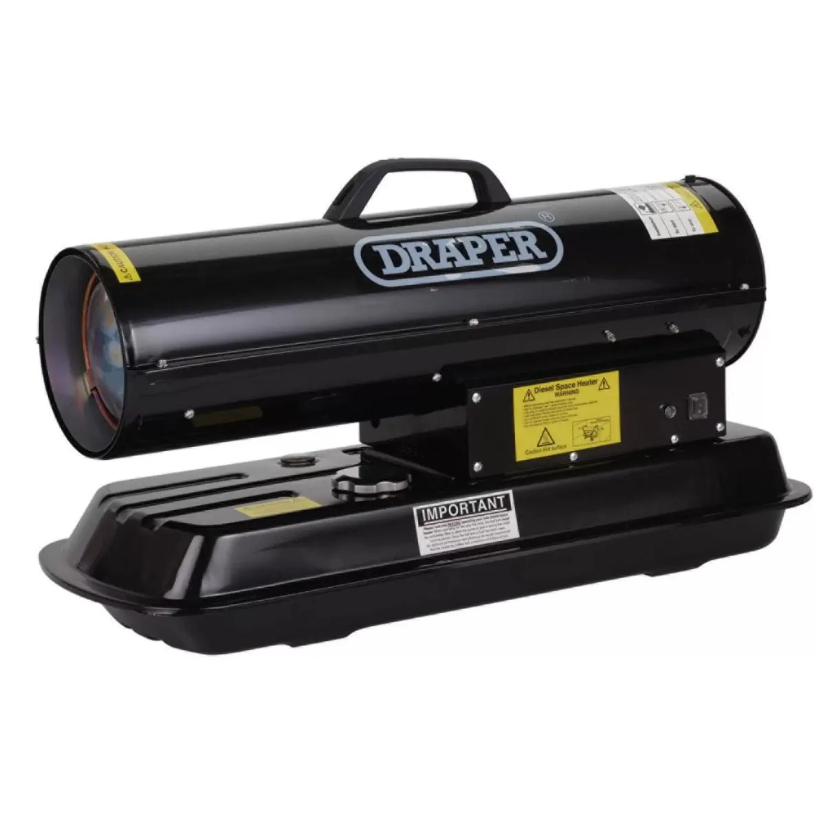 Draper DSH58 Diesel & Kerosene Space Heater Efficient Heating for Small Spaces 200W/230V 04174