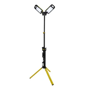 Draper RC/TSL/50W LED High Performance. Portable & Rechargeable Tripod Site/ Work Light 50W/230V 13885