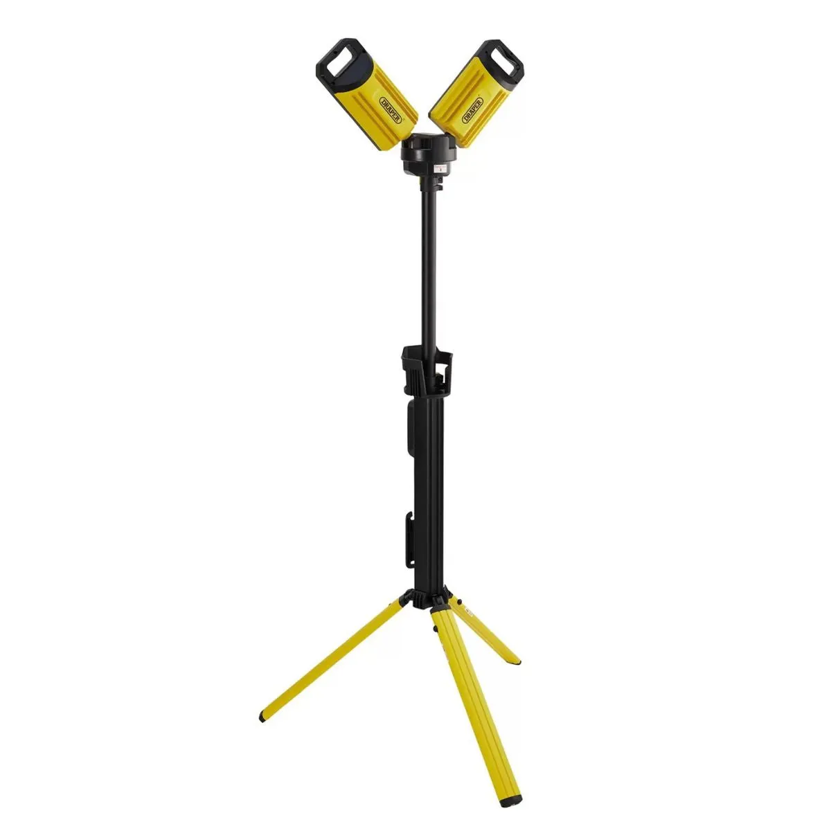 Draper RC/TSL/50W LED High Performance. Portable & Rechargeable Tripod Site/ Work Light 50W/230V 13885