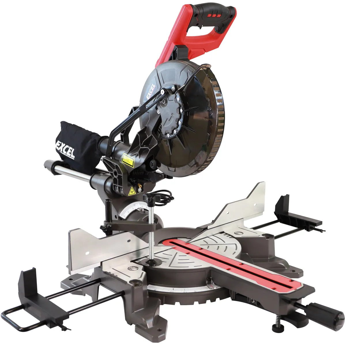 Excel 10 255mm Sliding Mitre Saw Double Bevel 2000W/240V with Laser