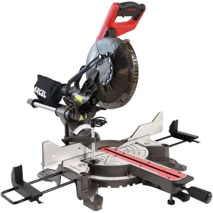 Excel 10 255mm Sliding Mitre Saw Double Bevel 2000W/240V with Laser