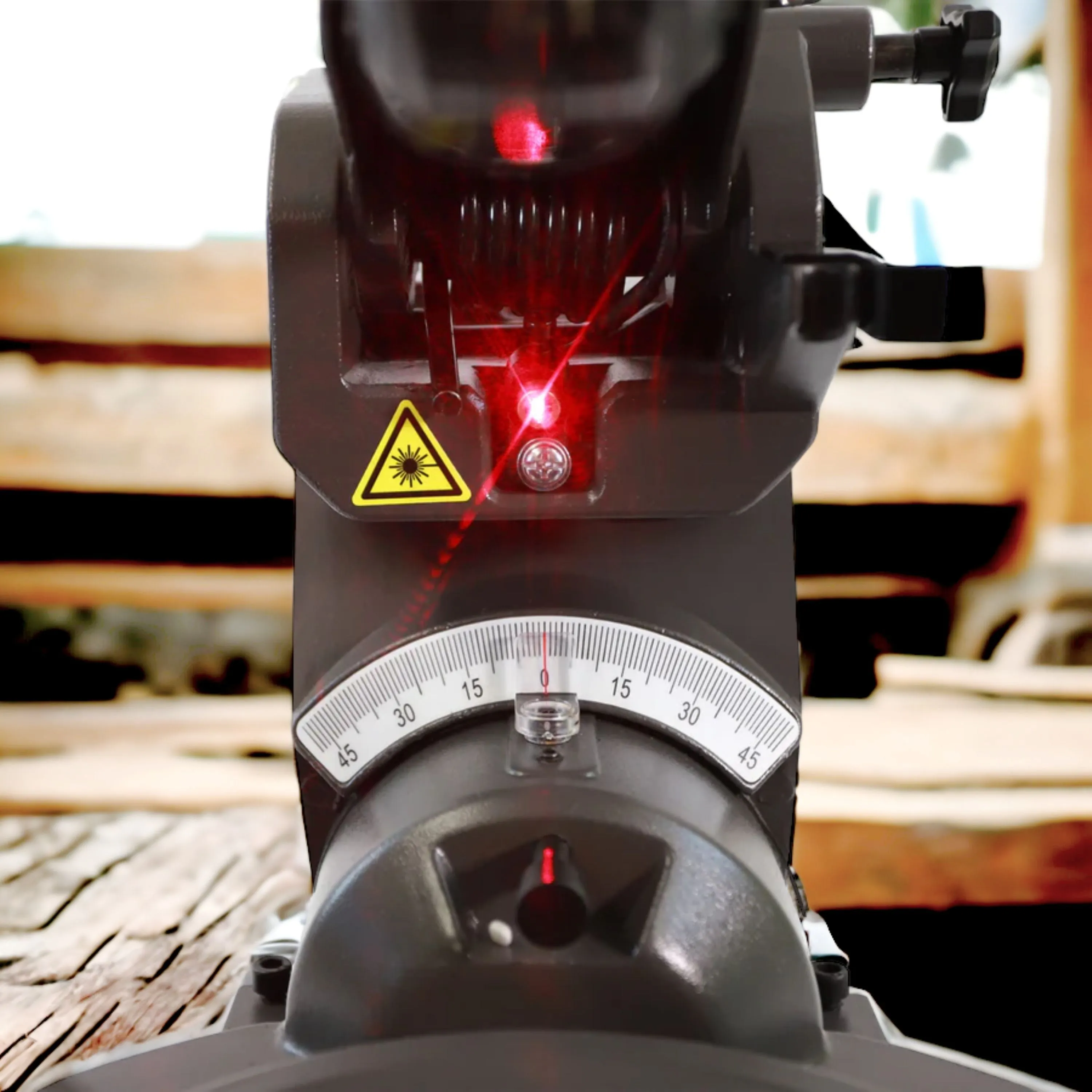 Excel 10 255mm Sliding Mitre Saw Double Bevel 2000W/240V with Laser