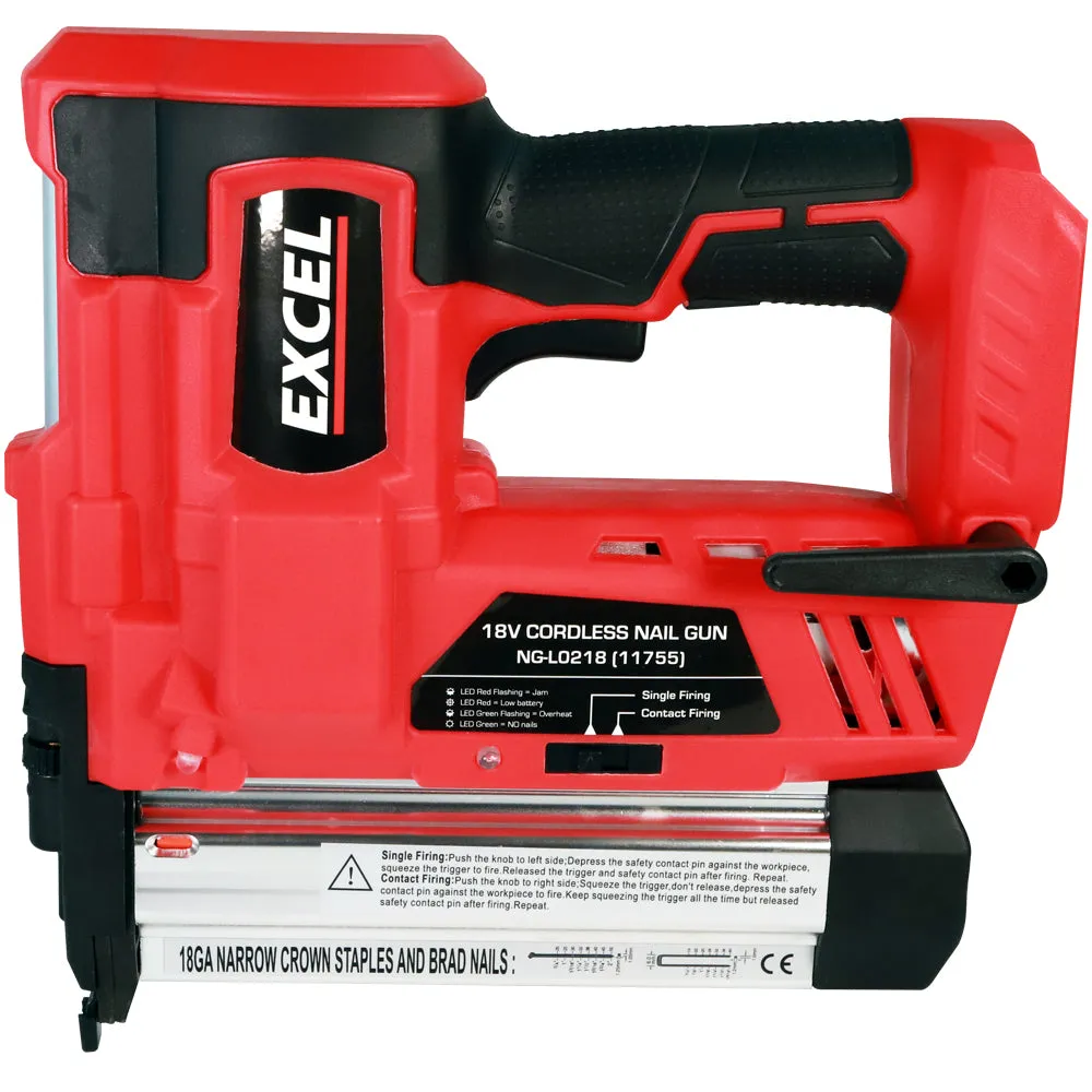 Excel 18V 11 Piece Power Tool Kit with 3 x 5.0Ah Battery Charger & Accessories EXLKIT-17297