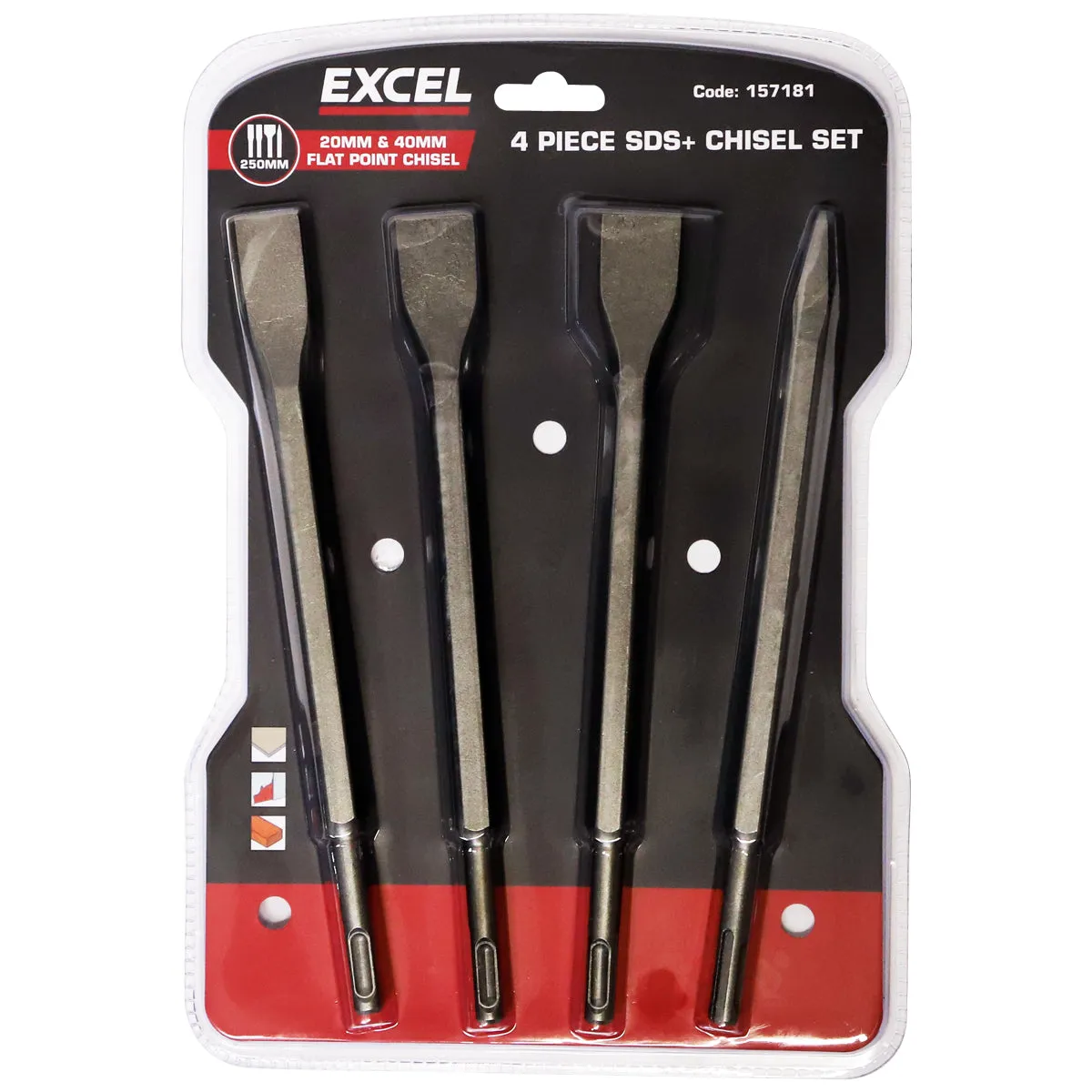 Excel 18V 7 Piece Power Tool Kit with 3 x 5.0Ah Battery Charger & Accessories EXLKIT-17301