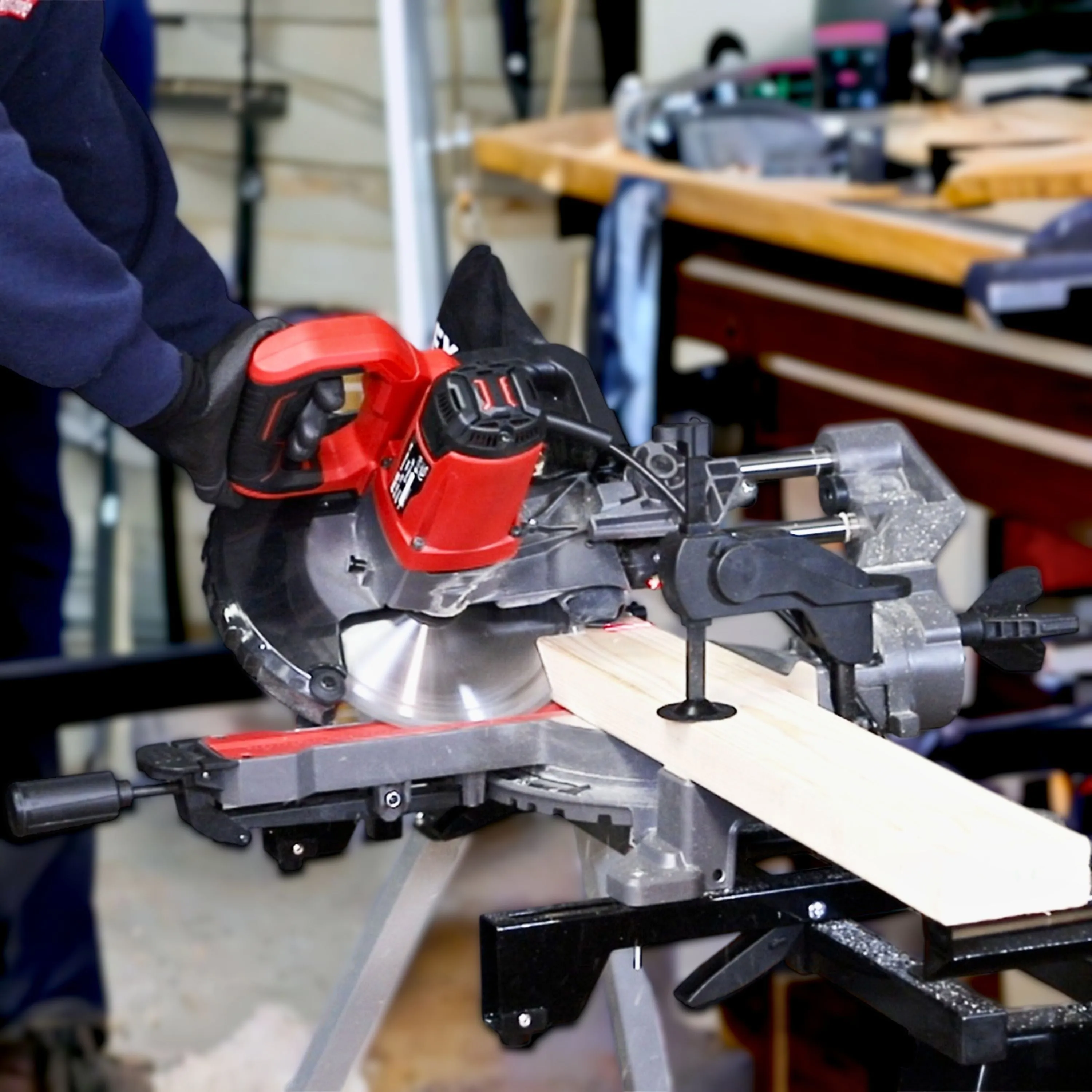Excel 8.5 216mm Mitre Saw Large Base 1500W/240V with Laser