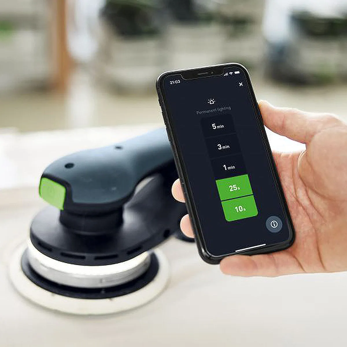 Festool ETSC 2 150-Basic 18V Brushless 150mm Eccentric Sander - 577723 With 1 x 5.0Ah Battery & Charger