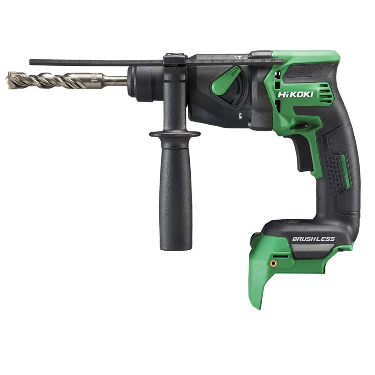 Hikoki DH18DPBJ4Z 18V Brushless SDS  Rotary Hammer Drill with 1 x 2.5Ah/5.0Ah Battery Charger & Bag