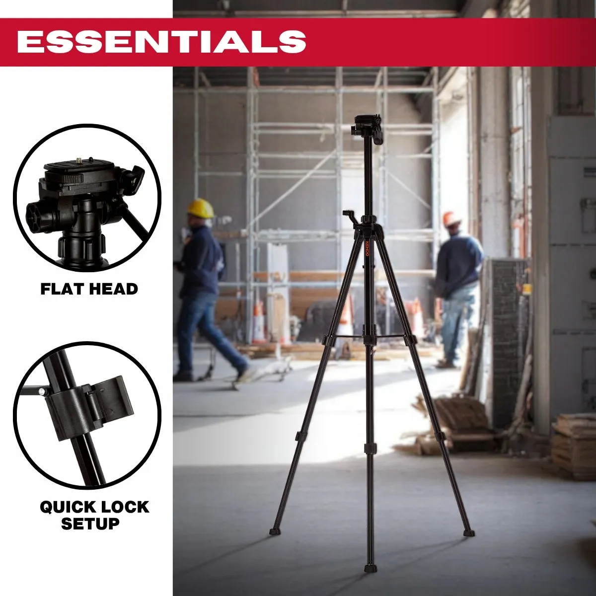 Kendo Adjustable Tripod 0.61.5m with Carry Bag