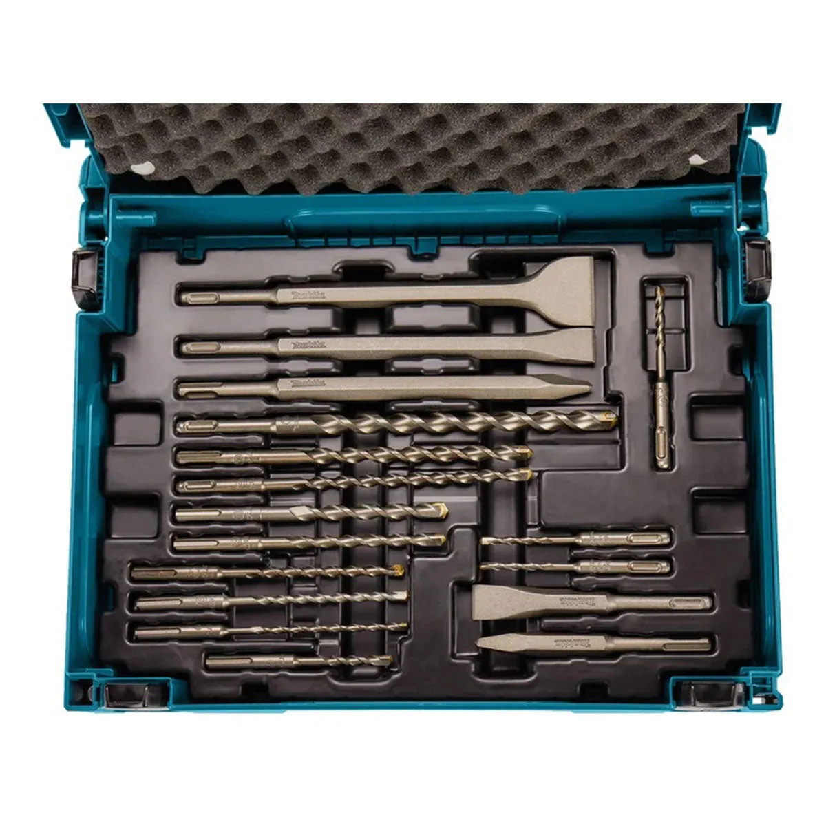 Makita B-52059 SDS Plus Drill Bit & Chisel Set Of 17 Piece In Makpac Case