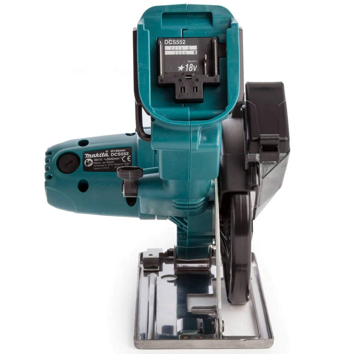 Makita DCS552Z 18V 136mm Metal Cut Saw With 1 x 5.0Ah Battery Charger & Bag