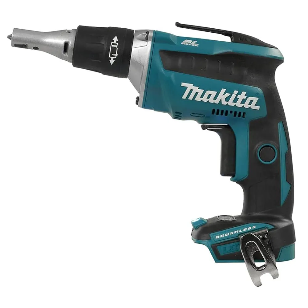 Makita DFS452Z 18V LXT Brushless Drywall Screwdriver With Collated Autofeed Attachment