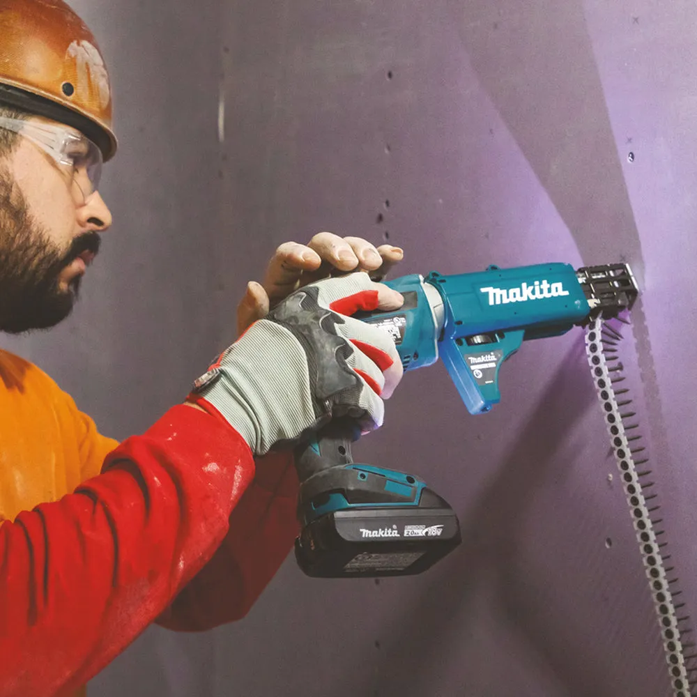 Makita DFS452Z 18V LXT Brushless Drywall Screwdriver With Collated Autofeed Attachment