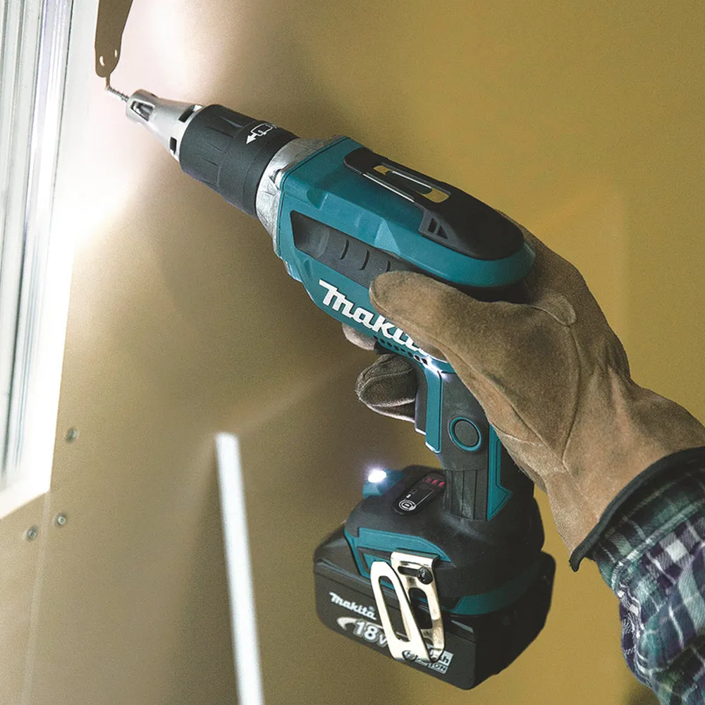 Makita DFS452Z 18V LXT Brushless Drywall Screwdriver With Collated Autofeed Attachment