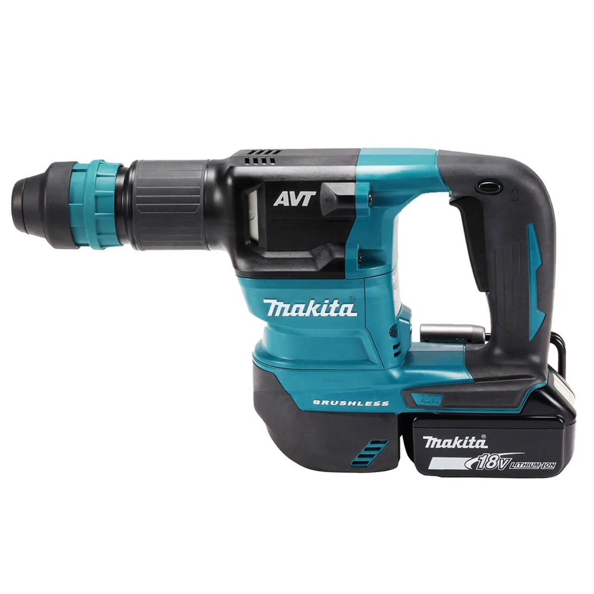 Makita DHK180RTJ 18V LXT Brushless SDS-PLUS Power Scraper With 2 x 5.0Ah Batteries. Charger In Case
