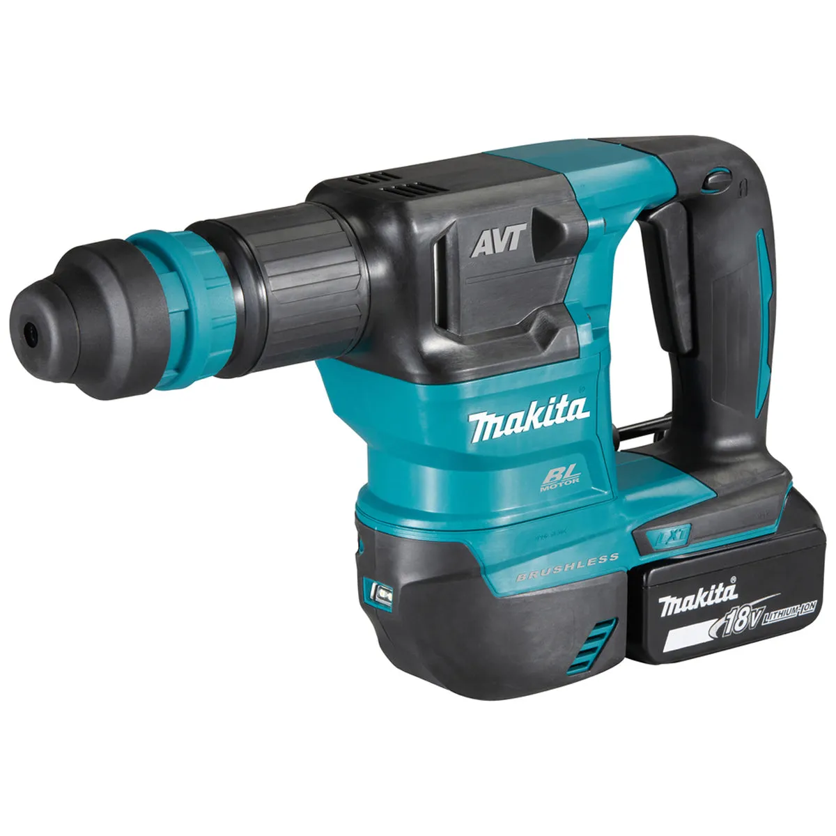 Makita DHK180RTJ 18V LXT Brushless SDS-PLUS Power Scraper With 2 x 5.0Ah Batteries. Charger In Case