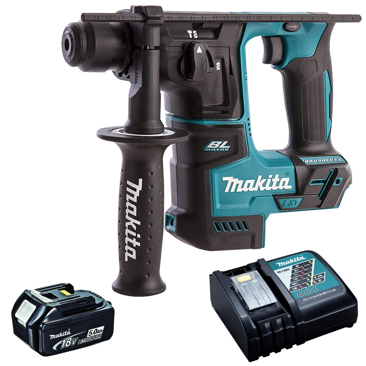 Makita DHR171Z 18V SDS  Brushless Rotary Hammer Drill with 1 x 5.0Ah Battery & Charger