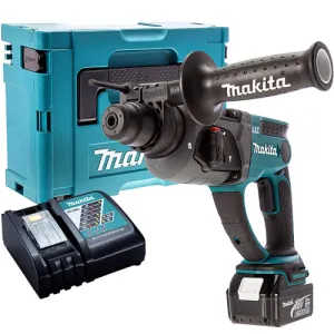 Makita DHR202Z 18V SDS  Rotary Hammer Drill With 1 x 5.0Ah Battery Charger & Type 3 Case