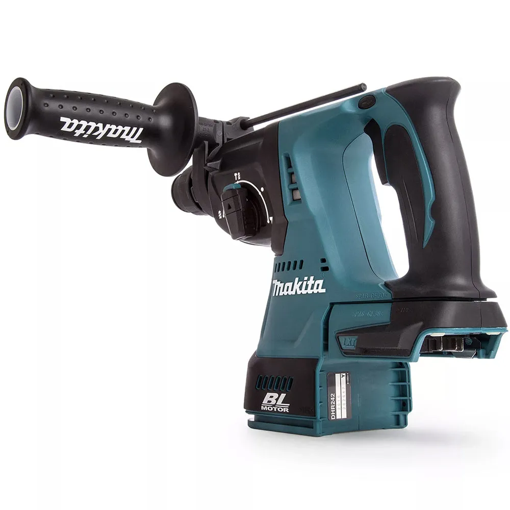 Makita DHR242Z 18V Brushless SDS  Rotary Hammer Drill with 3 Piece Chisel