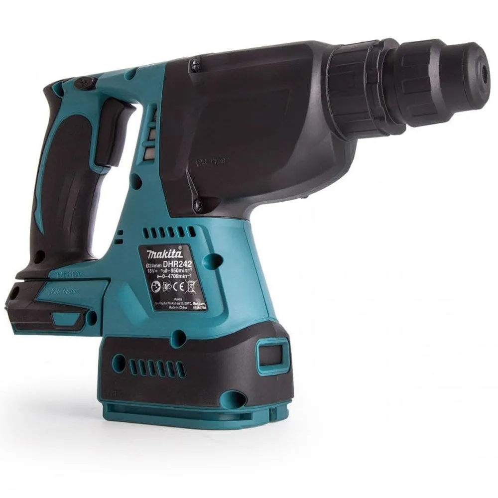 Makita DHR242Z 18V Brushless SDS  Rotary Hammer Drill with 3 Piece Chisel