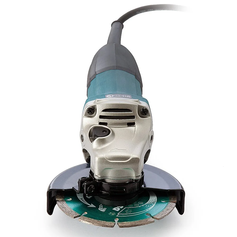 Makita GA4530RKD/2 115mm/4.5 Angle Grinder With Case & Diamond Blade 240V