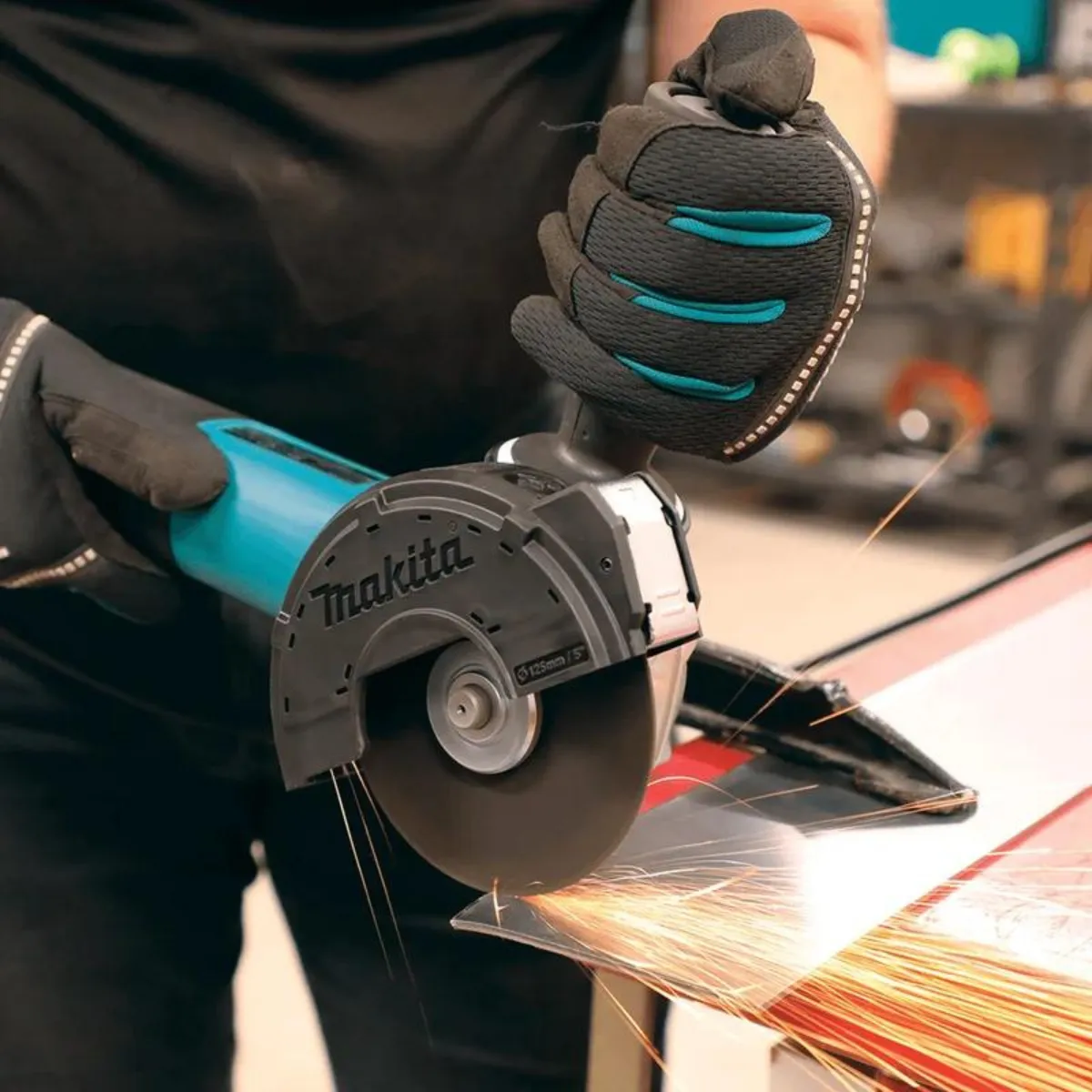 Makita GA5091X01/1 125mm Variable Speed Slide Switch Angle Grinder 110V With Mechanical Brake
