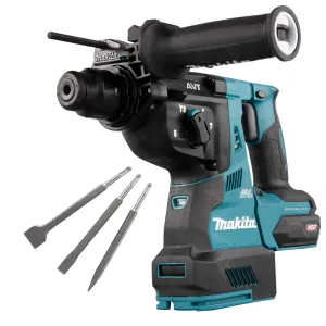 Makita HR003GZ 40V Brushless SDS  Rotary Hammer Drill with 3 Piece Chisel