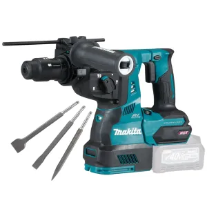 Makita HR004GZ 40V Brushless SDS  Rotary Hammer Drill With 3 Piece Chisel
