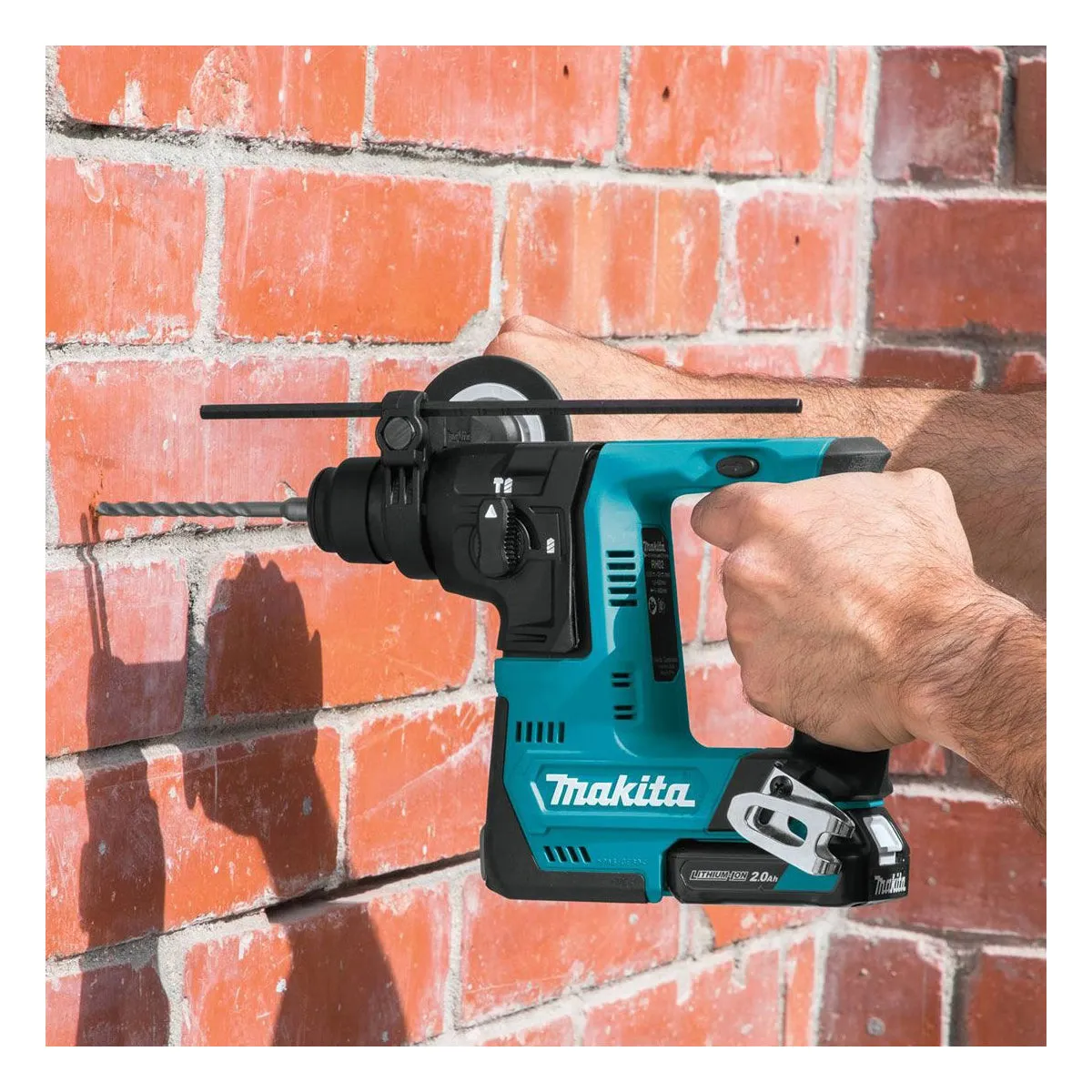 Makita HR140DWMJ 12V max CXT SDS-PLUS Rotary Hammer With 2 x 4.0Ah Batteries. Charger & Case
