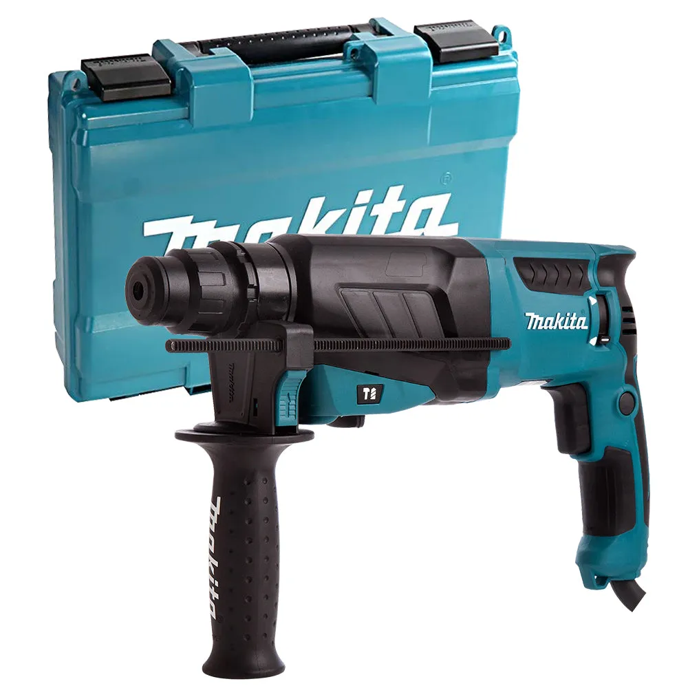Makita HR2630/1 3 Mode SDS  Rotary Hammer Drill 110V With 4 Piece Chisel Set