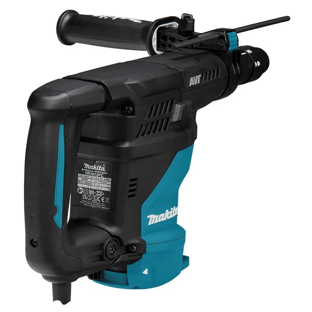 Makita HR3012FCJ/2 SDS  Rotary Hammer Drill 240V with 3 Piece Chisel