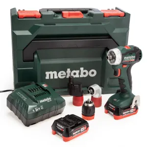 Metabo BS 12 BL Q 12V Brushless PowerMaxx Drill Driver with 2 x 4.0Ah Batteries. Charger & Case UK601039801