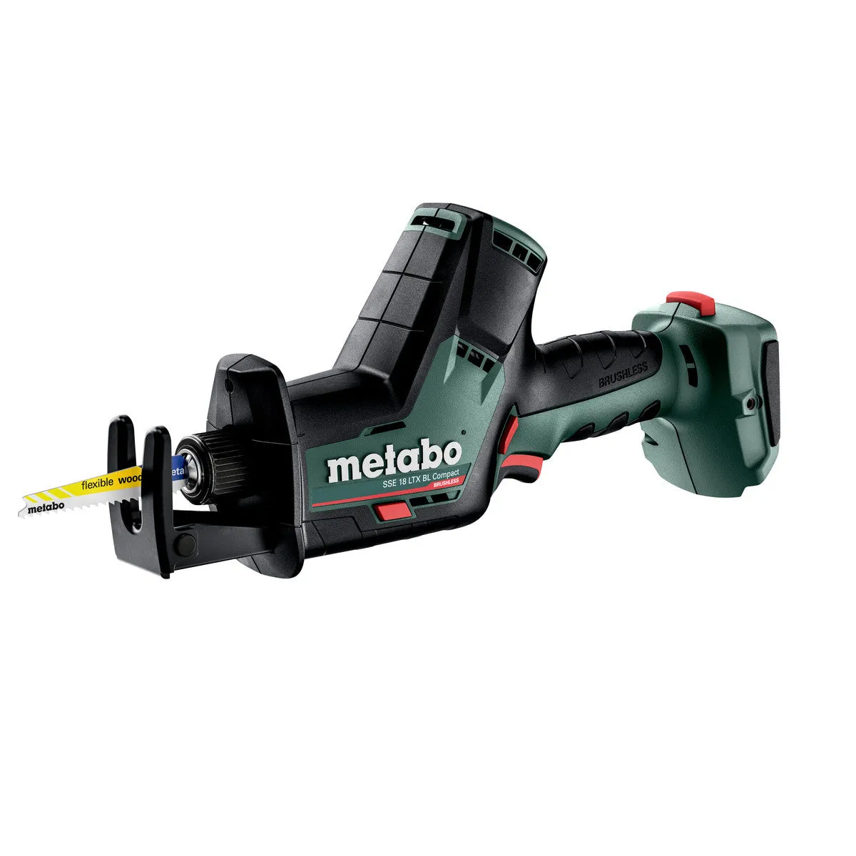 Metabo SSE 18 LTX BL Compact 18V Brushless Sabre Saw Body Only in Metabox 602366840