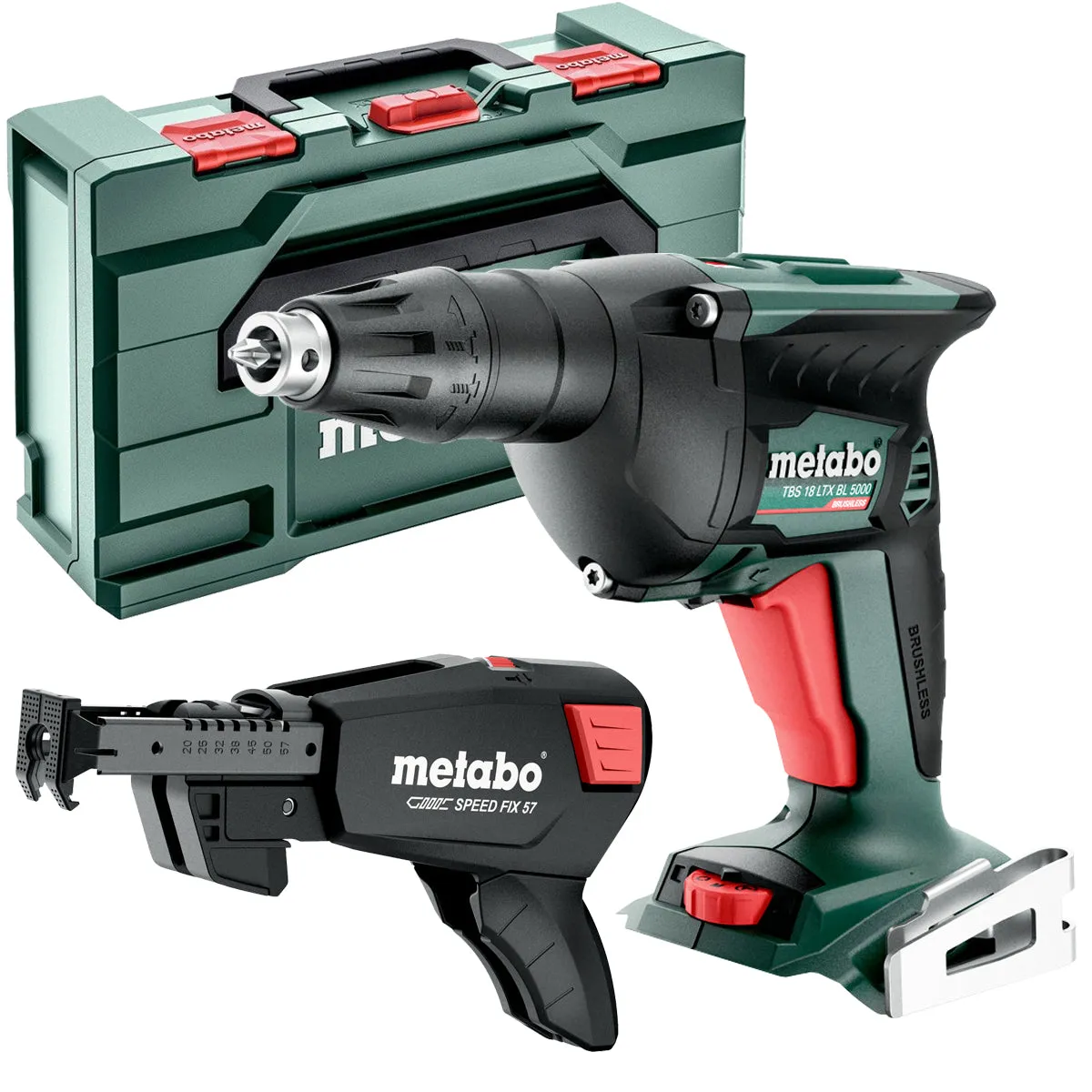 Metabo TBS 18 LTX BL 5000 18V Brushless Drywall Screwdriver with Collated Attachment