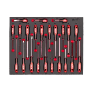 Milwaukee 23 Piece Tri-Lobe Screwdriver Set in Foam Insert 4932479830
