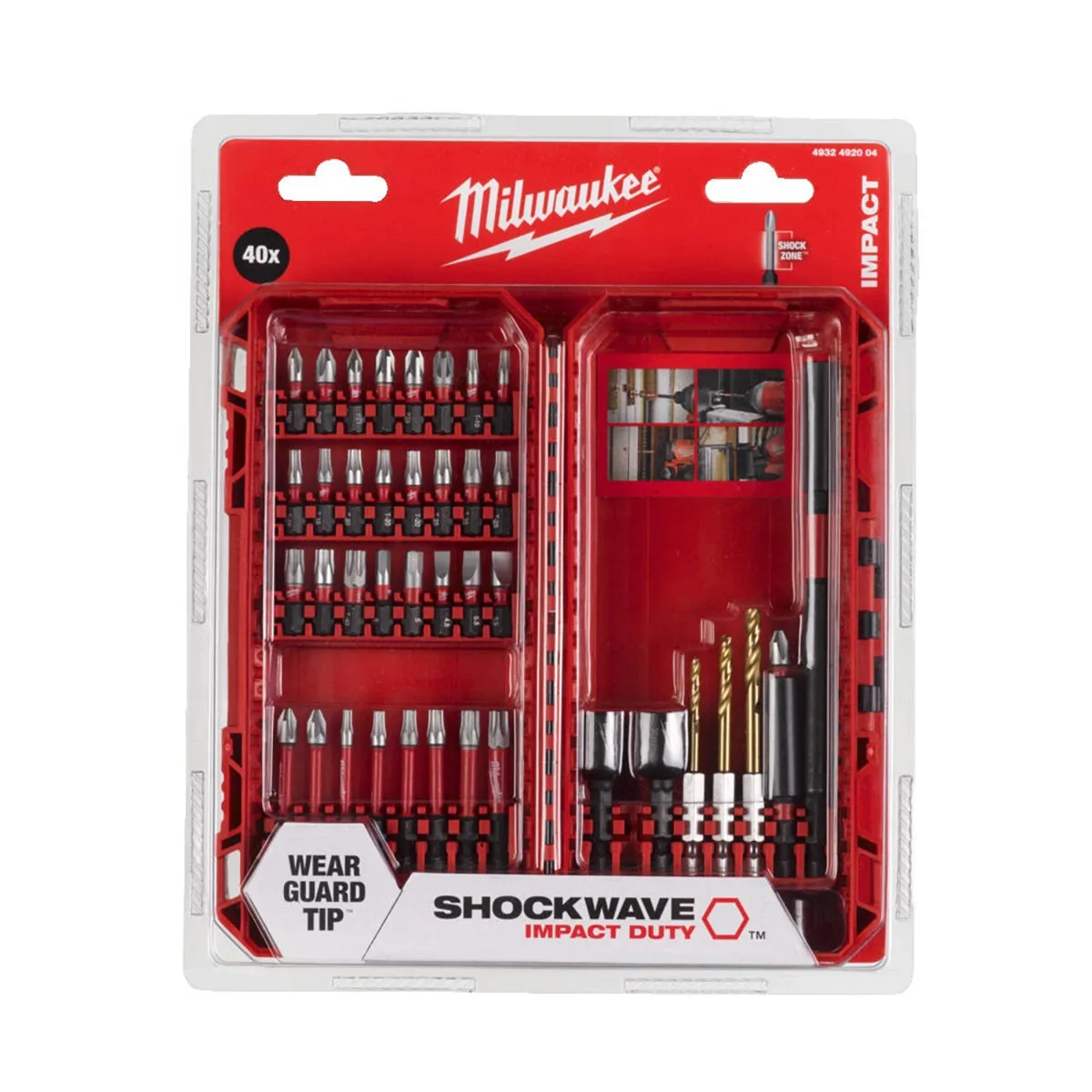 Milwaukee 45 Piece Packout SDS  Drill Bit & Impact Bit Accessory Set 4932499761