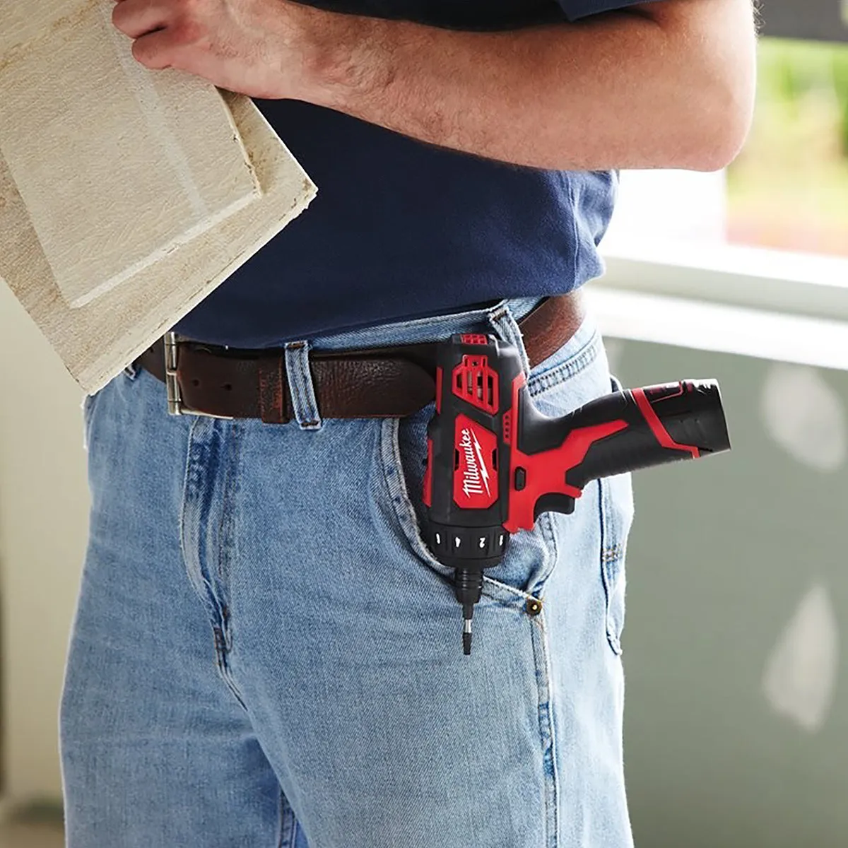 Milwaukee M12BD-0C 12V Sub Compact Screwdriver with 1 x 2.0Ah Battery & Charger